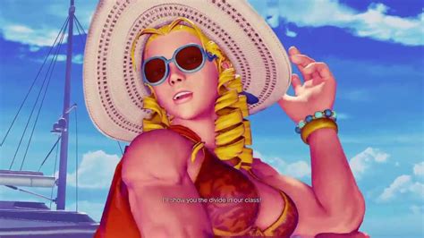Street Fighter V Swimsuit Karin Draw Game Animation All Colors On