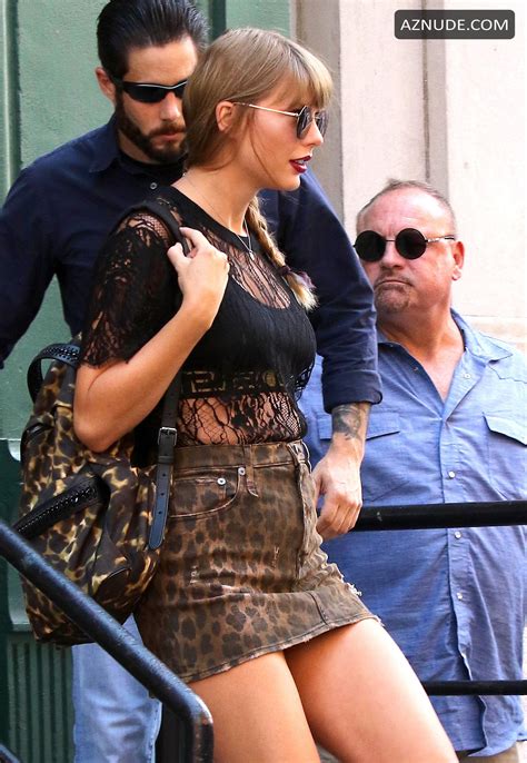 Taylor Swift Upskirt In Her Tribeca Apartment In New York City Aznude