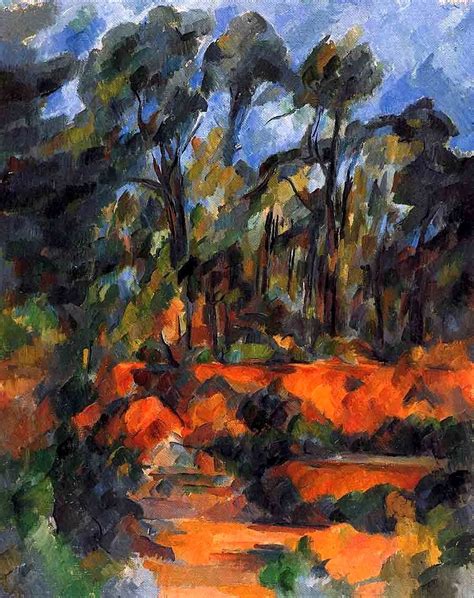 Paul Cézanne ~ Forest 1902 04 Cezanne Art Paul Cezanne Paintings