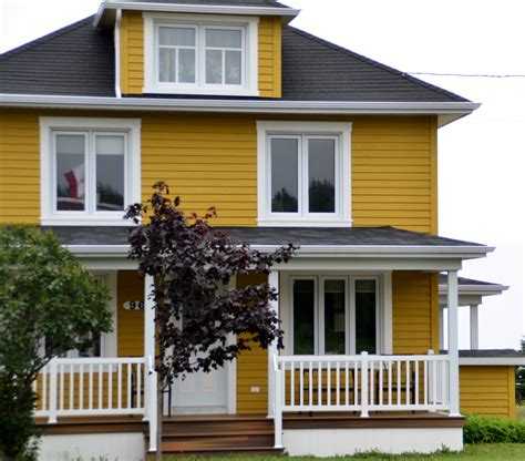 Yellow Exterior House Paint