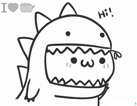 Lovely Pusheen Cat Coloring Pages Coloring Pages Coloring Pages For
