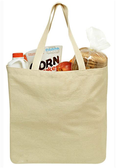 Reusable Grocery Canvas Shopping Bag Sturdy Shoulder Strap Etsy