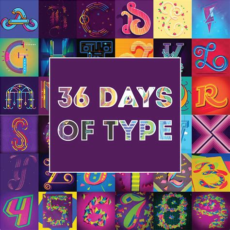 36 Days Of Type 2015 On Behance