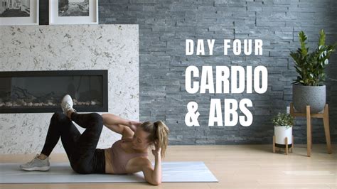 Day Home Workout Challenge Cardio Abs No Equipment Youtube