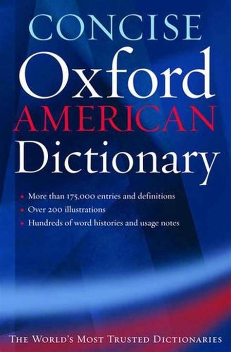 The Concise Oxford American Dictionary By Oxford Dictionaries English