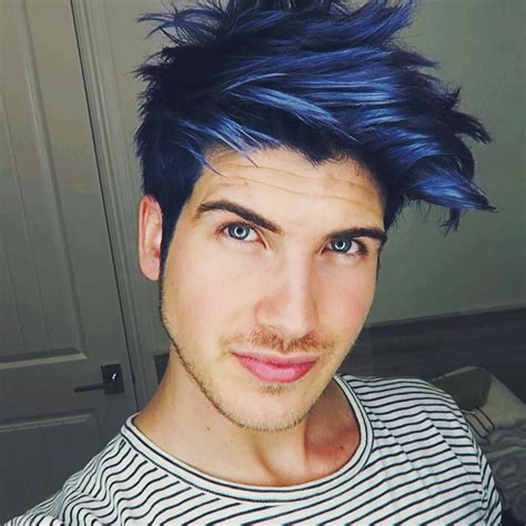 “my New Blue Hair Check It Out In Today S Video Joeygraceffa Thank You So Much