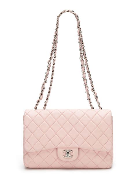 Chanel Baby Pink Quilted Lambskin Jumbo Classic Flap Bag