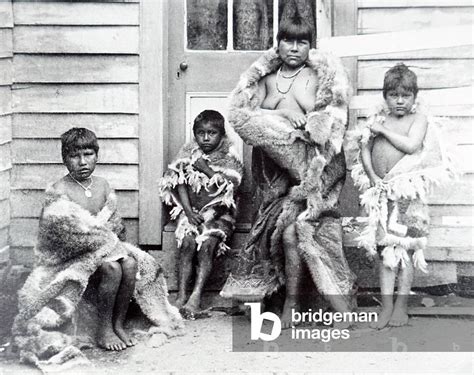 Image Of Natives Of Tierra Del Fuego 19th Bw Photo