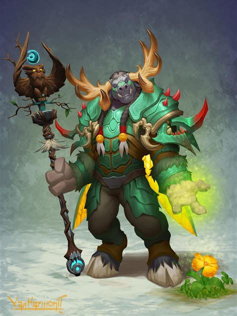Tauren Druid By VanHarmontt On DeviantArt World Of Warcraft