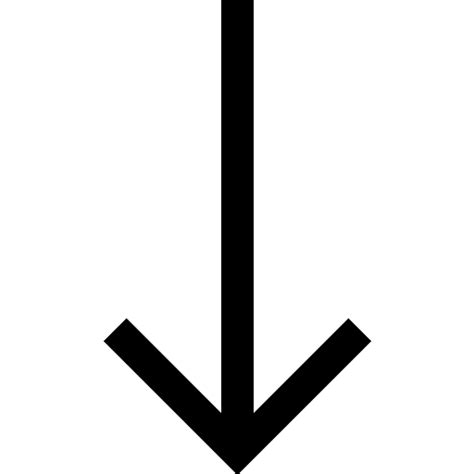 Arrow Bottom Icon Svg Png Free Download