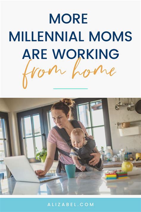 more millennial moms are working from home millennial mom mom millennials