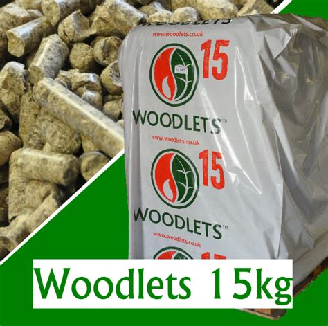 Woodlets Pellets 65 X 15kg Full Pallet 975kg Kiln Dried Logs