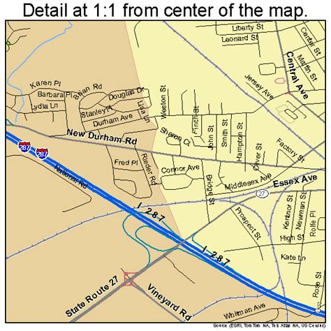 Edison New Jersey Street Map 3420260