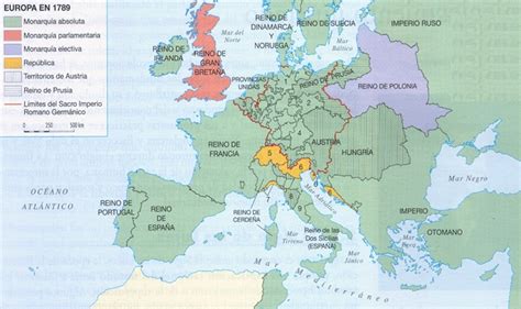 Mapa De Europa En 1789 Socialhizo