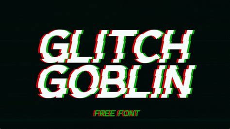 Glitch Goblin Font Fontesk
