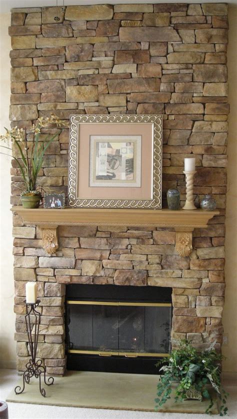 Faux Stone Veneer Fireplace Fireplace Design Ideas