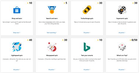 Microsoft Rewards Points Quizzes Microsoft Rewards Guide
