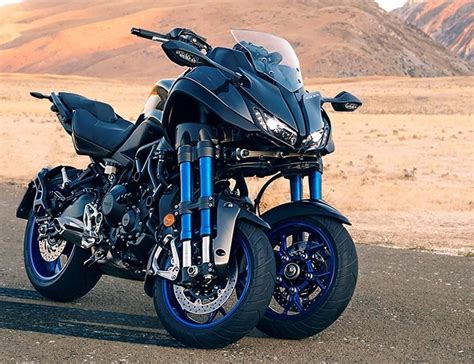 2018 Yamaha Niken Three Wheeler Bike Launched Know Prices And Features