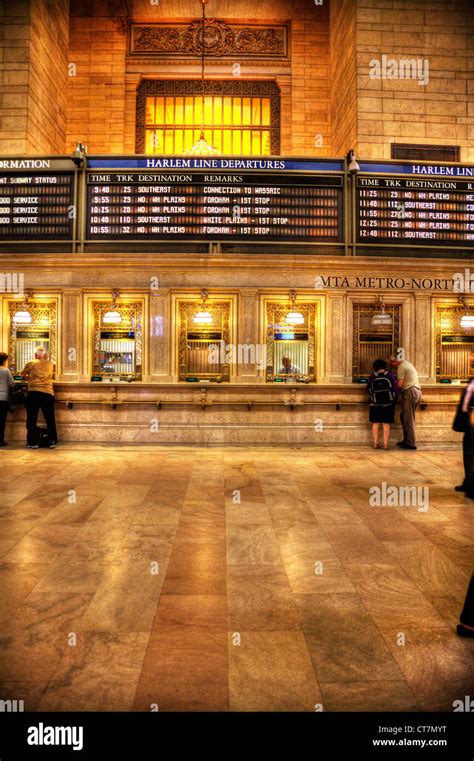 Main Concourse In Grand Central Terminal Manhattan New York City