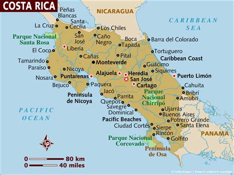Image Detail For Map Of Costa Rica Puntarenas Nosara Retiring In