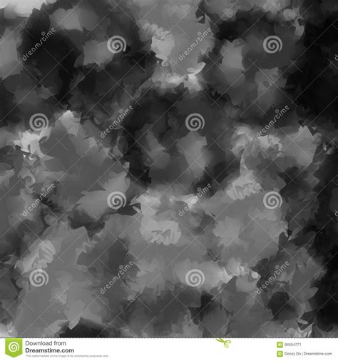 Black And White Watercolor Texture Background Stock Vector
