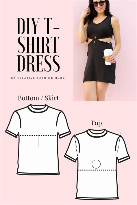 Refashion T Shirts Into A Dress For The Summer Creative Fashion Blog