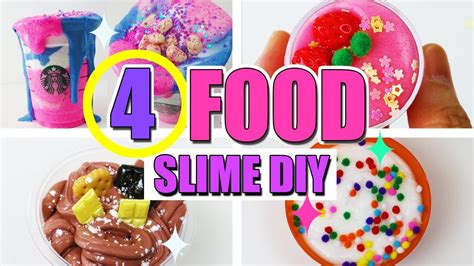 4 Easy Slime Diy Food Slimes Oddly Satisfying Things To Do When You