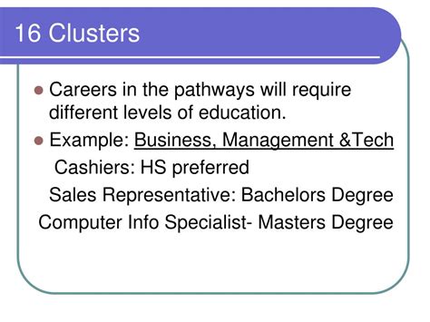 Ppt Career Clusters Powerpoint Presentation Free Download Id1765779