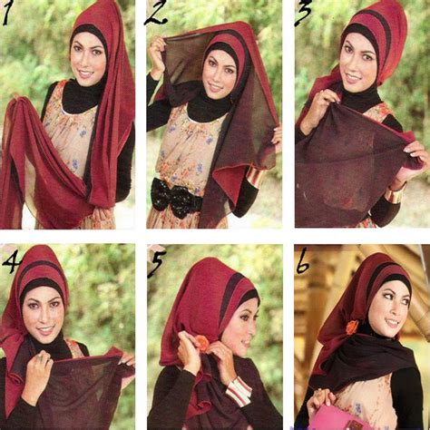Tutorial Dan Cara Memakai And Mengenakan Jilbab Hijab Modern Erlynda