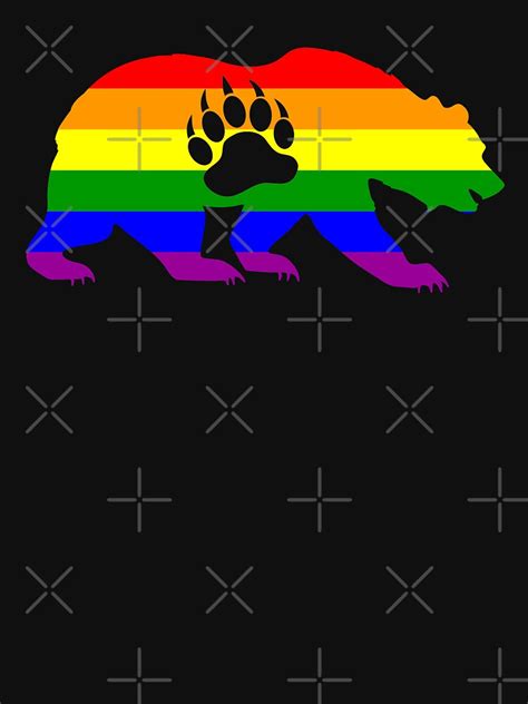 Gay Bear Pride LGBT Flag Bear Paw T Shirt For Sale By Sleazoid