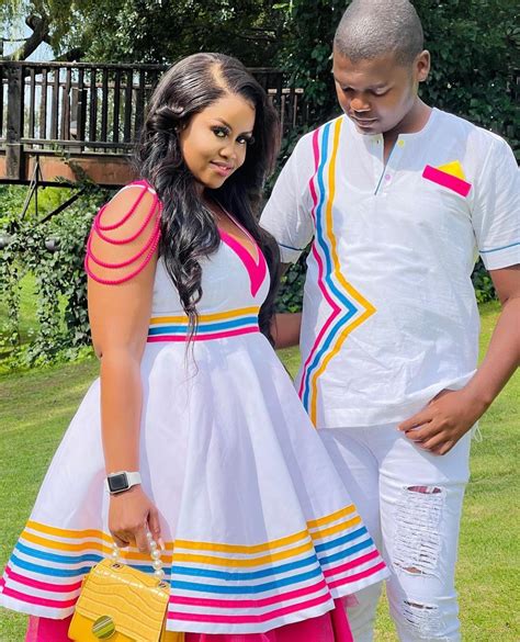 Latest Sepedi Traditional Wedding Dresses 2022 For African Shweshwe Home