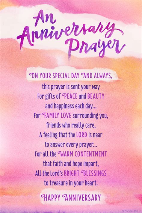 A Prayer For Your Anniversary Anniversary Ecard Blue