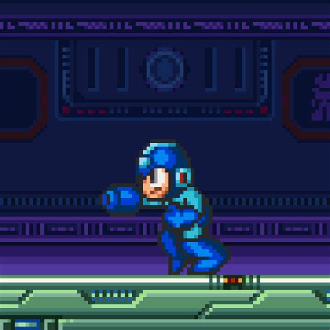 Mega Man Running  By Xbox Find And Share On Giphy