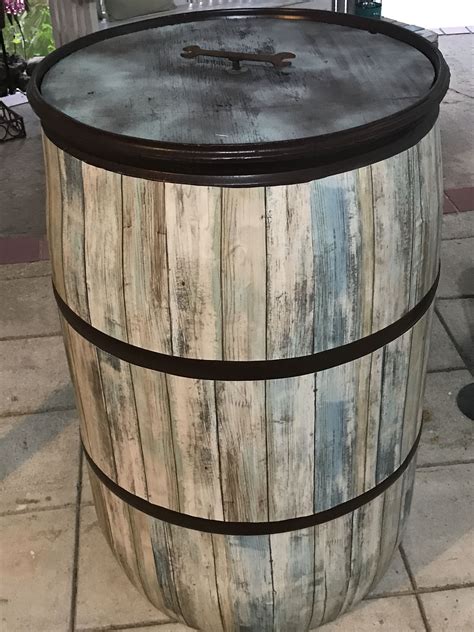 How To Paint A 55 Gallon Plastic Drum View Painting
