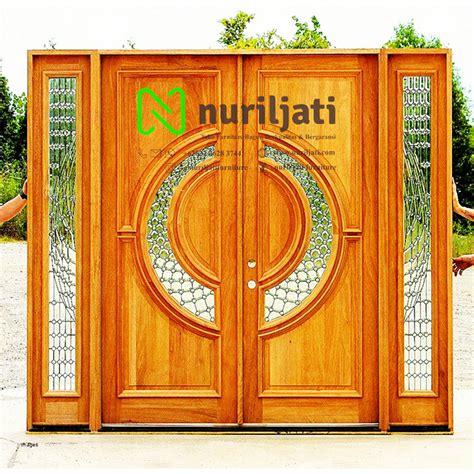 Maybe you would like to learn more about one of these? Pintu Kusen Utama Rumah Kupu Tarung | Nuril Jati Furniture