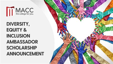 Diversity Equity And Inclusion Ambassador Scholarship Announcement Macc