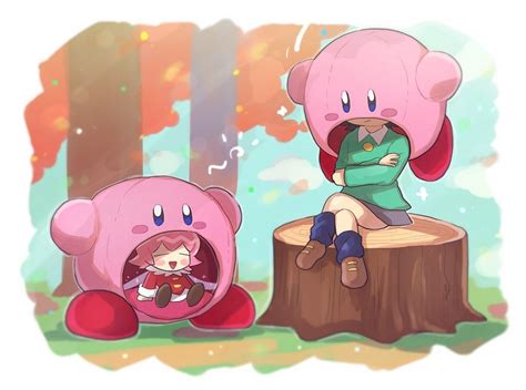 Kirby Adeleine And Ribbon Kirby Drawn By Chiimako Danbooru