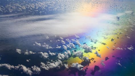 Rainbow Between The Clouds Wallpaper In 1280x720 Resolution