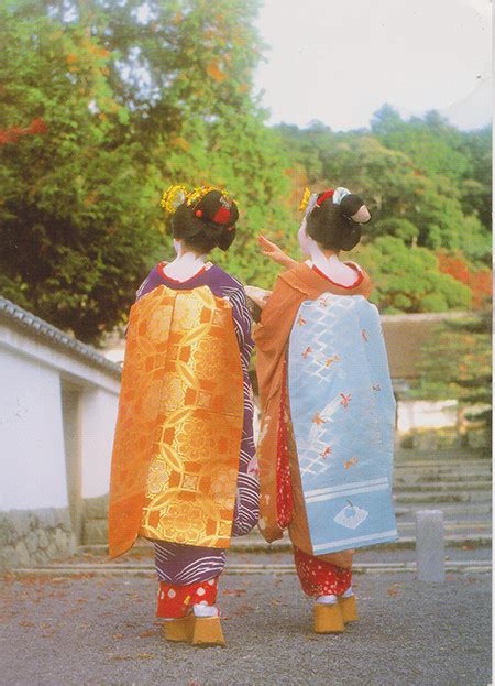 412 maiko girls maiko girls kyoto private from japan dido5 postcrossing flickr