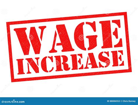WAGE INCREASE stock illustration. Illustration of raised - 88006553