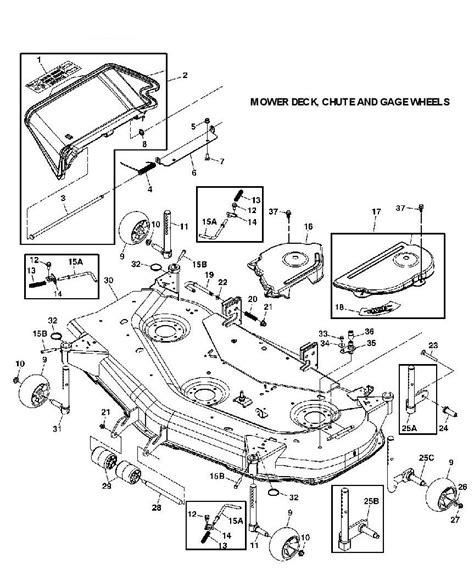 John Deere 38 Mower Deck Parts Diagram