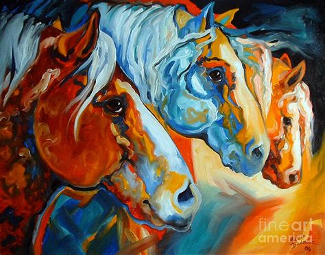 Southwest Spirit Horses Painting