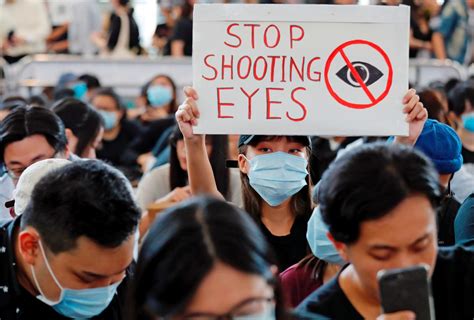 A protester in hong kong last month. Canadians Warned to Be Cautious About Travelling to Hong ...