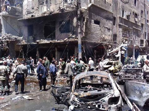 At Least 8 Dead In Suicide Bombings In Damascus Suburb