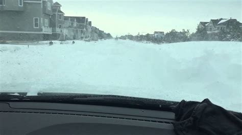 West Hampton Dunes January 2015 Snow Storm Youtube