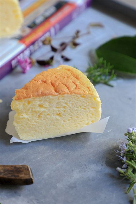 (b) ● 2 egg whites ● 50g sugar. Fluffy and Light Japanese Cheesecake | Recipe | Japanese ...