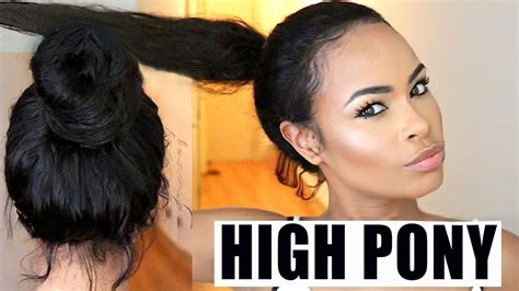 How To Put Your Wig Into A High Ponytail Watch Me Slay This Cheap 360
