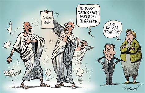 Greek Theater Globecartoon Political Cartoons Patrick Chappatte