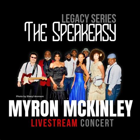 Myron Mckinley The Speakeasy On Demand Concert Concertscafe