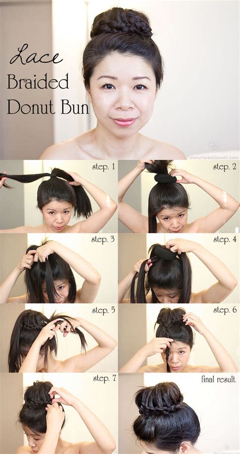 How do we create more amazing course experiences? Step by Step #Tutorial on Lace Braided #Donut Bun ...